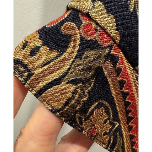 Vintage Norton McNaughton Double Breasted Lightweight VTG Artsy Floral Blazer - Picture 8 of 10